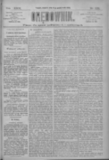 Orędownik: pismo dla spraw politycznych i społecznych 1909.10.17 R.39 Nr238