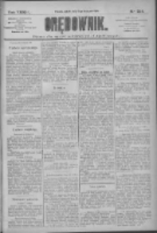 Orędownik: pismo dla spraw politycznych i społecznych 1909.11.06 R.39 Nr254