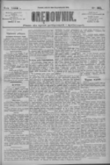 Orędownik: pismo dla spraw politycznych i społecznych 1909.11.16 R.39 Nr262