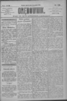 Orędownik: pismo dla spraw politycznych i społecznych 1909.12.05 R.39 Nr278