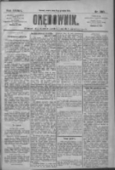 Orędownik: pismo dla spraw politycznych i społecznych 1909.12.18 R.39 Nr288
