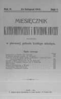 Miesięcznik Katechetyczny i Wychowawczy. 1912 R.2 nr11