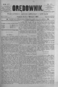 Orędownik: pismo poświęcone sprawom politycznym i spółecznym 1885.08.05 R.15 Nr176