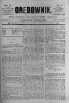 Orędownik: pismo poświęcone sprawom politycznym i spółecznym 1885.08.07 R.15 Nr178