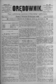 Orędownik: pismo poświęcone sprawom politycznym i spółecznym 1885.08.09 R.15 Nr180