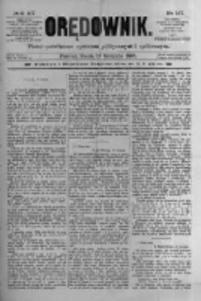 Orędownik: pismo poświęcone sprawom politycznym i spółecznym 1885.08.19 R.15 Nr187