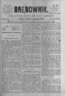 Orędownik: pismo poświęcone sprawom politycznym i spółecznym 1885.08.28 R.15 Nr195