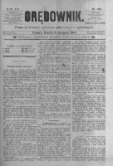 Orędownik: pismo poświęcone sprawom politycznym i sp&oacute;łecznym 1885.08.28 R.15 Nr195