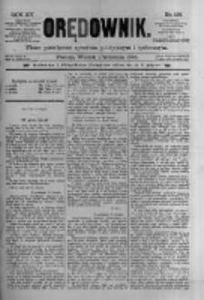 Orędownik: pismo poświęcone sprawom politycznym i sp&oacute;łecznym 1885.09.01 R.15 Nr198