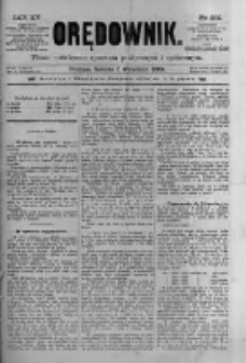 Orędownik: pismo poświęcone sprawom politycznym i spółecznym 1885.09.05 R.15 Nr202