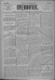 Orędownik: pismo dla spraw politycznych i społecznych 1910.01.08 R.40 Nr5
