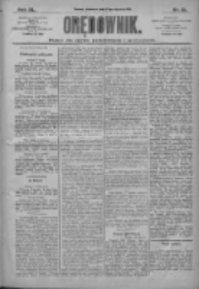 Orędownik: pismo dla spraw politycznych i społecznych 1910.01.27 R.40 Nr21
