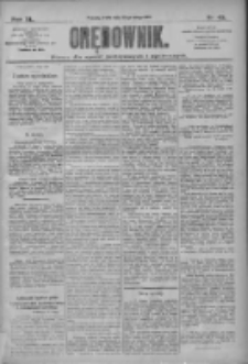Orędownik: pismo dla spraw politycznych i społecznych 1910.02.23 R.40 Nr43