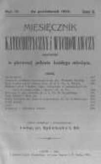 Miesięcznik Katechetyczny i Wychowawczy. 1914 R.4 nr10