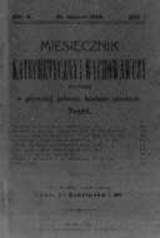 Miesięcznik Katechetyczny i Wychowawczy. 1916 R.5 nr3