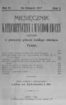 Miesięcznik Katechetyczny i Wychowawczy. 1917 R.6 nr11