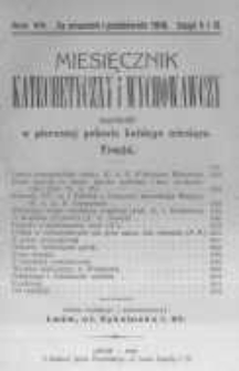 Miesięcznik Katechetyczny i Wychowawczy. 1918 R.7 nr9/10