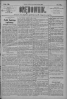 Orędownik: pismo dla spraw politycznych i społecznych 1910.04.29 R.40 Nr98