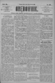 Orędownik: pismo dla spraw politycznych i społecznych 1910.04.30 R.40 Nr99