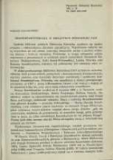 Brandstaetteriana w Bibliotece Kórnickiej PAN. Pamiętnik Biblioteki Kórnickiej Z. 18.