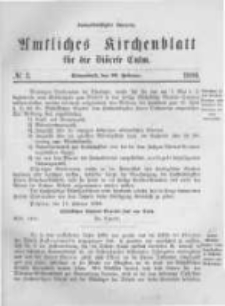 Amtliches Kirchenblatt für die Diöcese Culm. 1889.02.23 no.3