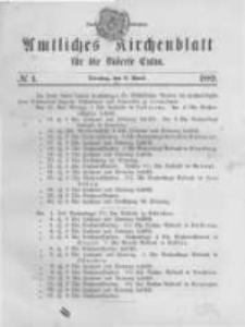 Amtliches Kirchenblatt für die Diöcese Culm. 1889.04.09 no.4