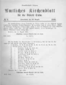 Amtliches Kirchenblatt für die Diöcese Culm. 1890.08.30 no.8
