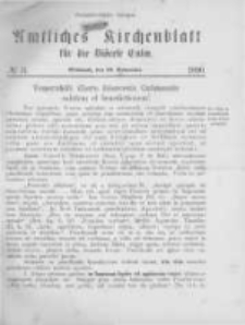 Amtliches Kirchenblatt für die Diöcese Culm. 1890.11.19 no.11