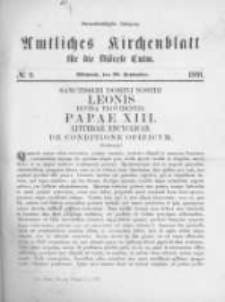 Amtliches Kirchenblatt für die Diöcese Culm. 1891.09.30 no.9