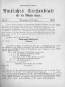 Amtliches Kirchenblatt für die Diöcese Culm. 1892.06.23 no.6