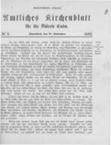 Amtliches Kirchenblatt für die Diöcese Culm. 1892.09.10 no.9
