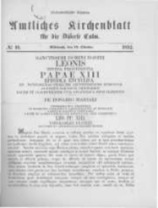 Amtliches Kirchenblatt für die Diöcese Culm. 1892.10.13 no.10
