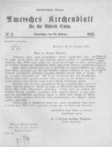 Amtliches Kirchenblatt für die Diöcese Culm. 1895.02.28 no.2