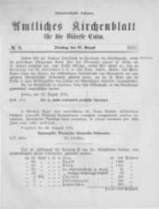 Amtliches Kirchenblatt für die Diöcese Culm. 1895.08.27 no.8
