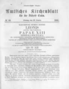 Amtliches Kirchenblatt für die Diöcese Culm. 1895.10.29 no.10