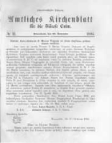 Amtliches Kirchenblatt für die Diöcese Culm. 1895.11.30 no.11