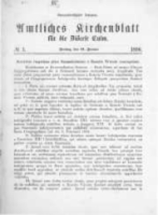 Amtliches Kirchenblatt für die Diöcese Culm. 1896.01.31 no.1