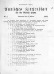 Amtliches Kirchenblatt für die Diöcese Culm. 1896.02.27 no.2