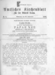 Amtliches Kirchenblatt für die Diöcese Culm. 1896.09.30 no.9