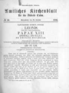 Amtliches Kirchenblatt für die Diöcese Culm. 1896.10.31 no.10
