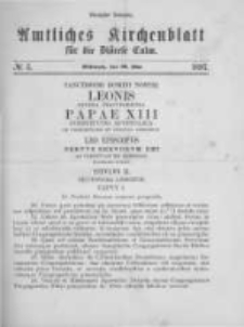Amtliches Kirchenblatt für die Diöcese Culm. 1897.05.26 no.5