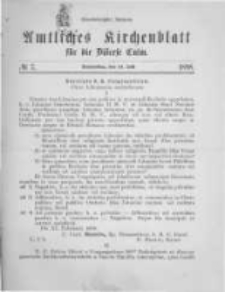 Amtliches Kirchenblatt für die Diöcese Culm. 1898.07.14 no.7