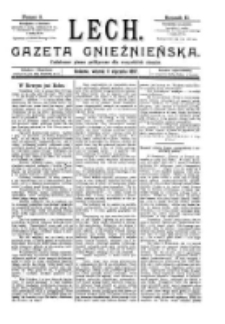 Lech. Gazeta Gnieźnieńska: codzienne pismo polityczne dla wszystkich stanów 1897.01.05 R.2 Nr3