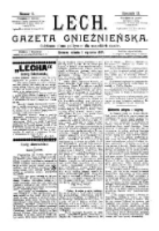 Lech. Gazeta Gnieźnieńska: codzienne pismo polityczne dla wszystkich stanów 1897.01.09 R.2 Nr6