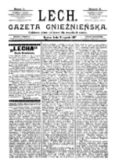 Lech. Gazeta Gnieźnieńska: codzienne pismo polityczne dla wszystkich stanów 1897.01.13 R.2 Nr9