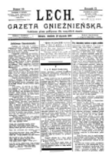 Lech. Gazeta Gnieźnieńska: codzienne pismo polityczne dla wszystkich stanów 1897.01.24 R.2 Nr19