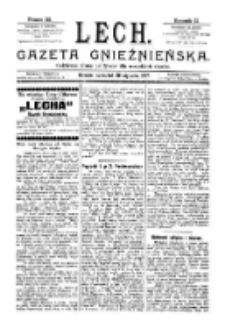 Lech. Gazeta Gnieźnieńska: codzienne pismo polityczne dla wszystkich stanów 1897.01.28 R.2 Nr22