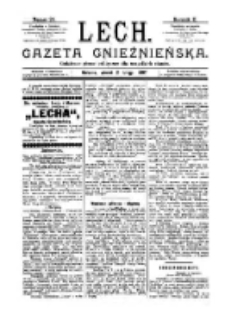 Lech. Gazeta Gnieźnieńska: codzienne pismo polityczne dla wszystkich stanów 1897.02.02 R.2 Nr26