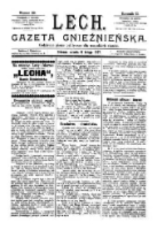 Lech. Gazeta Gnieźnieńska: codzienne pismo polityczne dla wszystkich stanów 1897.02.06 R.2 Nr29