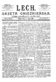 Lech. Gazeta Gnieźnieńska: codzienne pismo polityczne dla wszystkich stanów 1897.02.09 R.2 Nr31